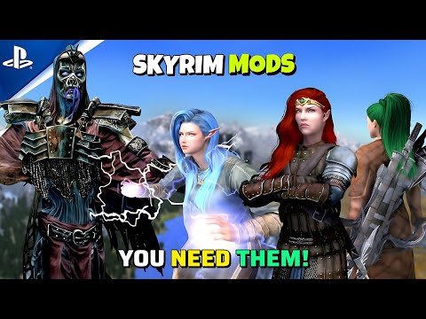 20 Mods to Upgrade Skyrim: Graphics, Gameplay  NPC Overhaul for PS4, PS5, XBOX and PC