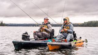 The livescope was loaded! Kayak Smackdown