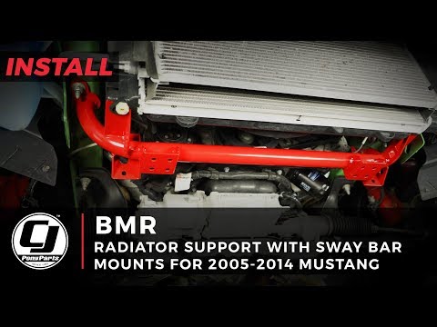 2005-2014 Mustang Install | BMR Radiator Support with Sway Bar Mounts