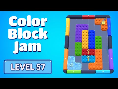 Color Block Jam Level 57 | Every Puzzle Solved! 🎯