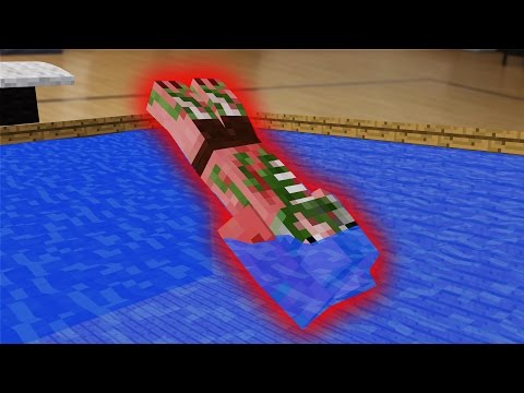 Monster School In Real Life: Swimming - Minecraft Animation