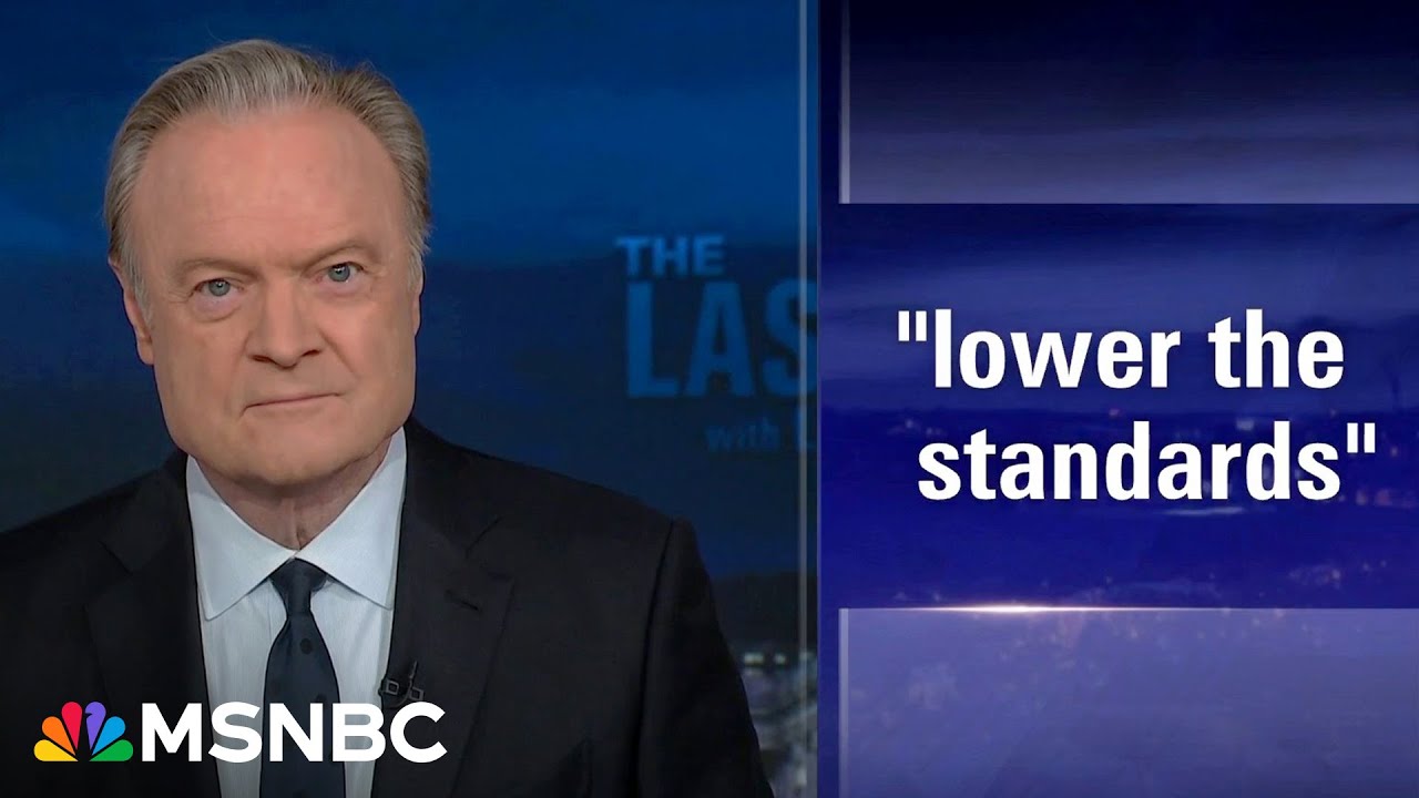 Lawrence on Hegseth hearing: Trump has lowered the standards every day of his political life