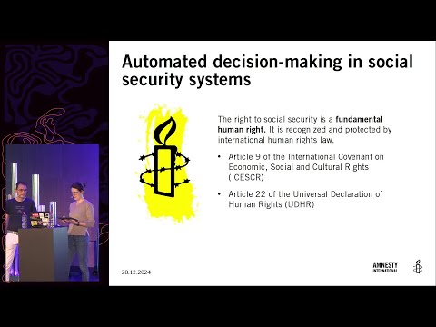 Video Thumbnail: 38C3 - Automated Malfare - discriminatory effects of welfare automation