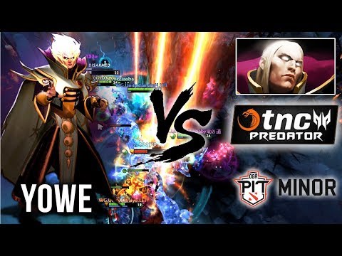 GENIUS 16 YEARS OLD YOWE Insane Invoker vs TOP 1 Armel + TNC Team - FIRST OFFICIAL PRO MATCH - Dota2