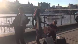 Elea D And Susana Silva performing at southbank! special guest : Mister Bean