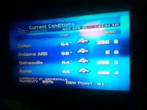 WeatherStar XL Dahlonega, GA / North Georgia Mtns. 4/30/2014 1:23 AM EDT: The L flavor