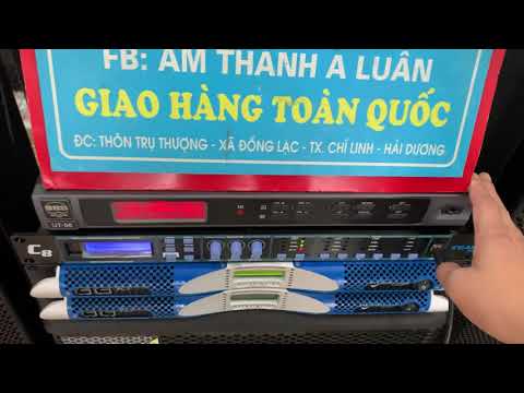Nghe nhạc cực chất với combo đẳng cấp ( Loa JBL - SRX 725 + Đẩy Powersoft - K3  vang TEAC - C8 )