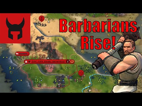 Playing as the Barbs in Civilization 6!