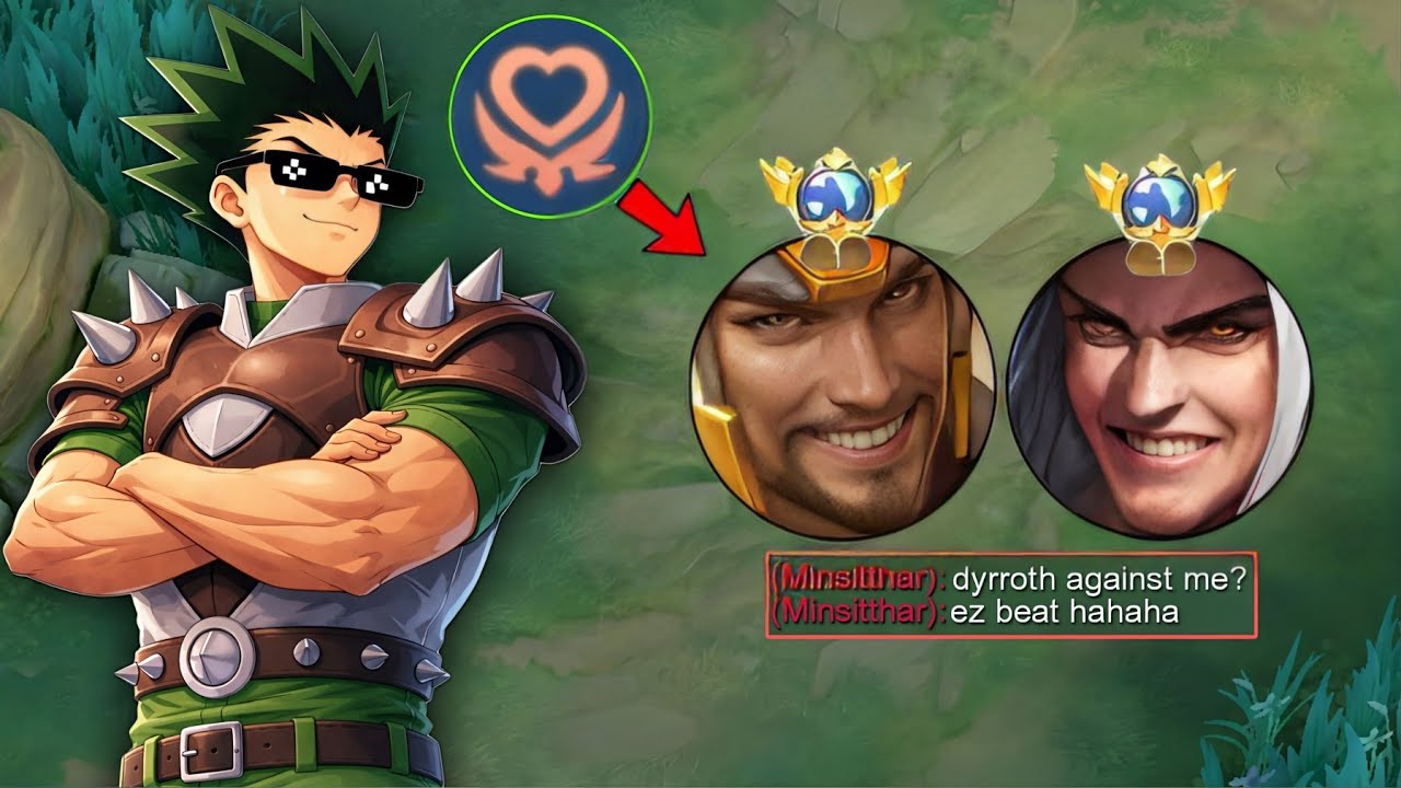 DYRROTH EXPLAINE RIGHT GUIDE 100% RECOMMENDED TO DEAL META HEROES IN EXP LANE - MLBB