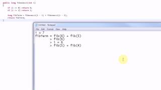 Learning Java: Part 24: Recursion and the Fibonacci Sequence