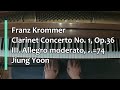 Piano Part- Krommer, Clarinet Concerto No.1, Op. 36, III. Allegro moderato, ♩.=74