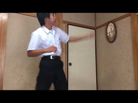 上段蹴り(制服 蹴り練)