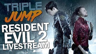 Resident Evil 2: Claire 2nd Run (PART 1) | TripleJump Live