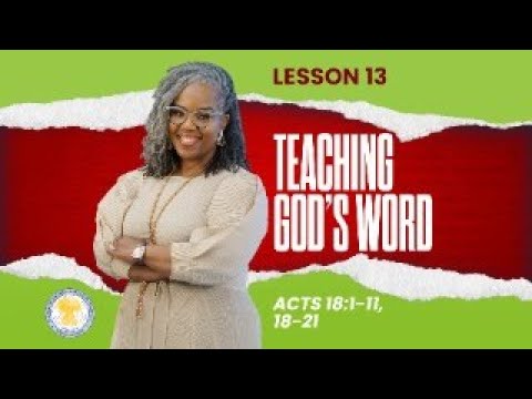 Teaching God’s Word | Acts 18:1–11, 18–21| Study With Me | ICOGIC Sunday School | November 30, 2025