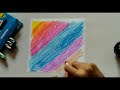 How To Make Easy Crayon Painting Colourful Scratch Art