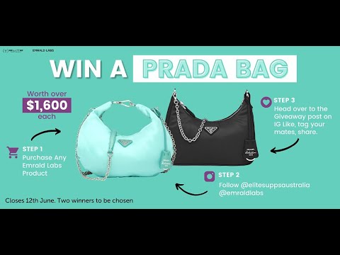 😍 GIVEAWAY | Win 1 Of 2 Prada Bags Valued At $1600 😍