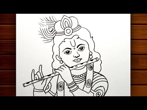 Nand Gopal Drawing || Sri Krishna || Bal Gopal - YouTube