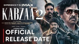 #KABZAA 2 Official Hindi Trailer | Upendra | Sudeepa |Shivarajkumar |Shriya | R.Chandru |Ravi Basrur