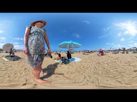 Beach Bikini Cabanyal | VR 360° | Discover the Best Beaches | 06 Jule 2024 |5.7K 60FPS
