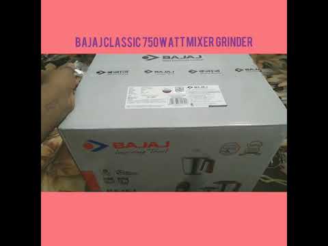 Bajaj Classic 750 Watt Mixer Ggrinder 3 Jars
