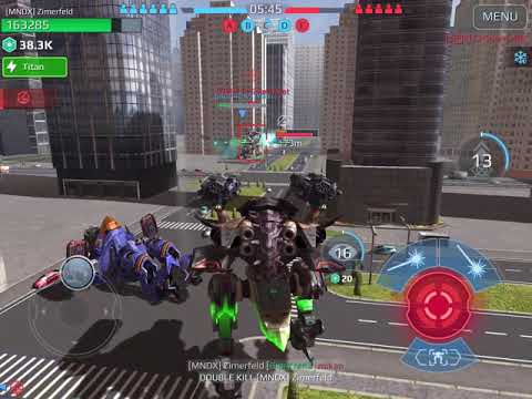 War Robots (WR 5.8) winning battle Phantom,Tyr & Ao Jun 2X