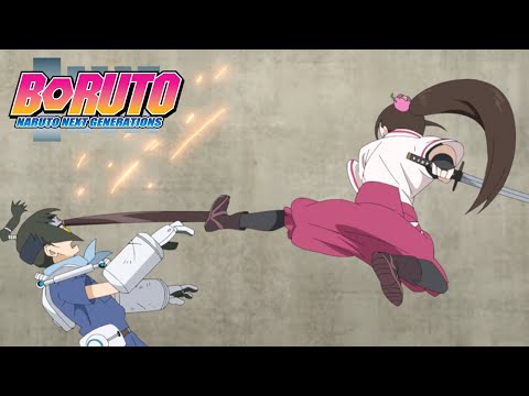 Tsubaki Breaks Denki's Glasses! | Boruto: Naruto Next Generations