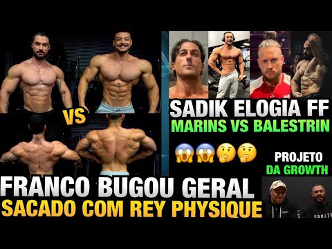 FRANCO BUGOU SADIK E SACOU SHAPE AO LADO DO REY PHYSIQUE  - MARINS DESAFIA BALESTRIN E MAIS