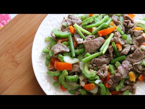 Stir-fry Beef with Bitter Melon (Thịt Bò Xào Khổ Qua)...