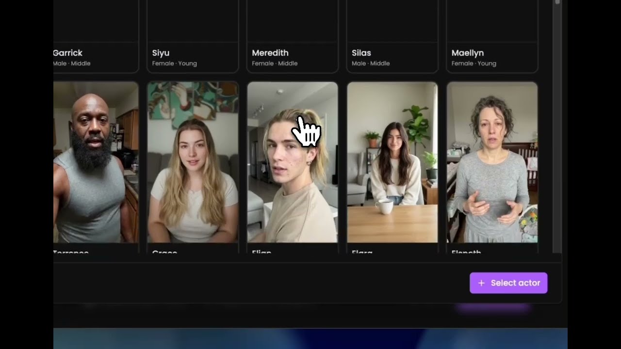 Product URL to video ad workflow