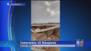 Interstate 10 reopens near Indio after washout
