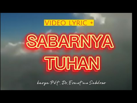 SABARNYA TUHAN|Karya Pdt. Dr. Erastus Sabdono|cover by Ronald Butar Butar feat Se(n)adanya project
