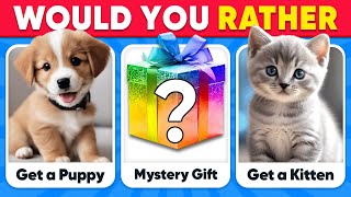 Would You Rather...? MYSTERY Gift Edition 🎁❓ Quiz Kingdom