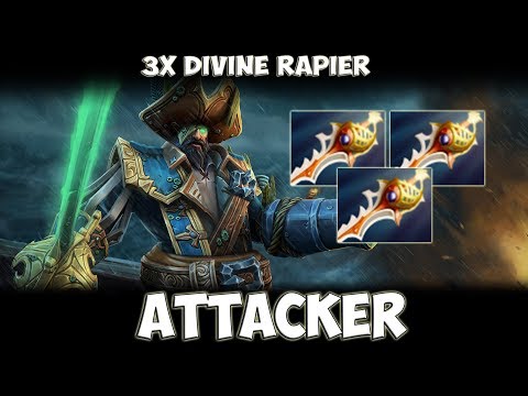 Attacker Best Kunkka in the world TURBO MODE 1800 GPM 3x Divine Rapier