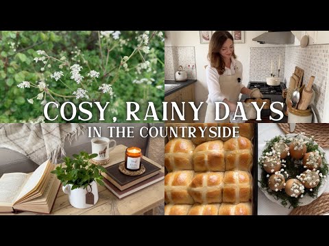 Cosy Rainy Days in Countryside: Classic British Recipes For Easter, Slow Living in England Vlog