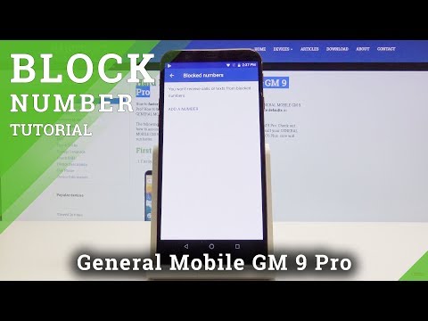 How to Block Number in GENERAL MOBILE GM 9 Pro - Create Blacklist