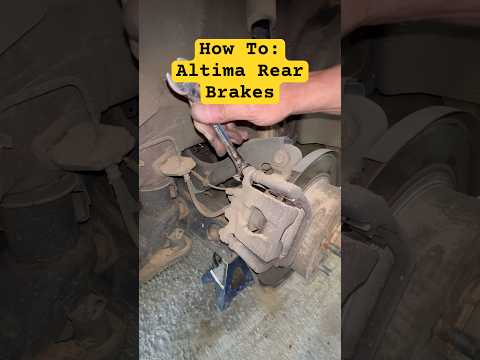 Altima Rear Brakes in 3 min