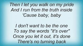 Trisha Yearwood - I Don&#39;t Want To Be The One Lyrics