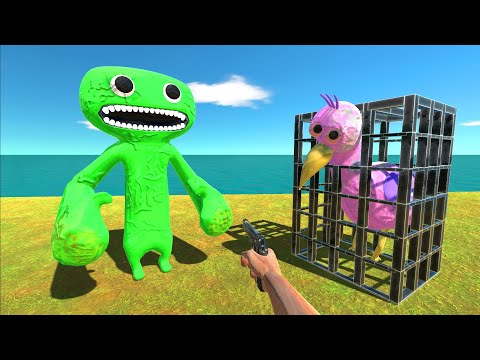 Help The Jumbo Josh Rescue Opila Bird - Animal Revolt Battle Simulator