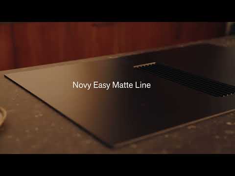 Novy Easy 80 Matte Line | Stylish matte induction hob with integrated extraction