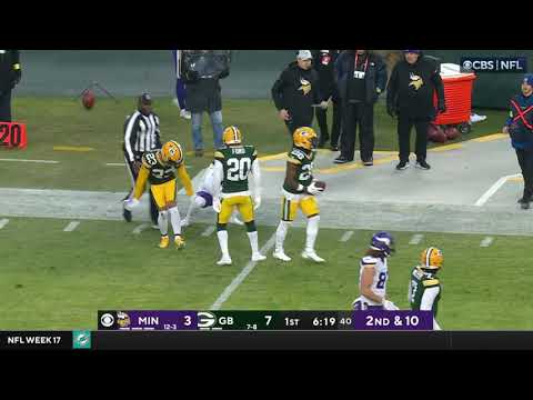 Jaire Alexander hits the griddy on Justin Jefferson & Kirk Cousins PICK 6