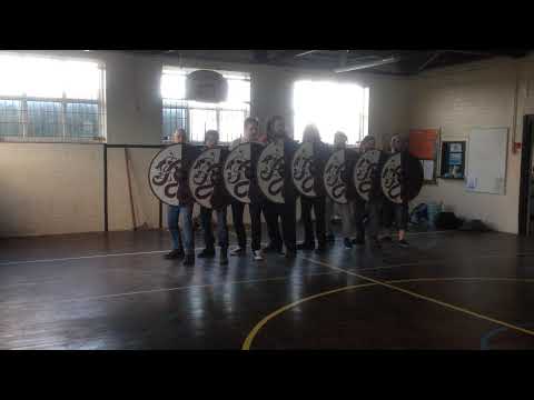 shield wall + charge