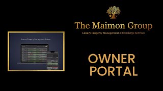 Owner Portal: The Maimon Group Asset Management