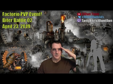 Factorio PVP Biter Challenge 02 - Colonelwill vs Antielitz