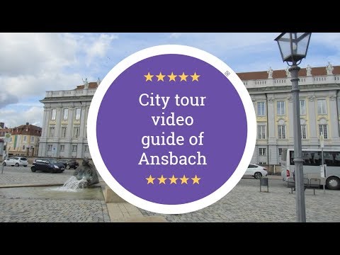City tour with guide for Ansbach in GERMANY