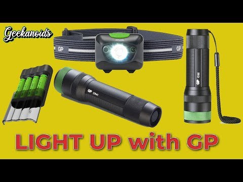 Light up your Life with GP Batteries & Flashlights