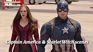 Captain America and Scarlet Witch  All Scenes
