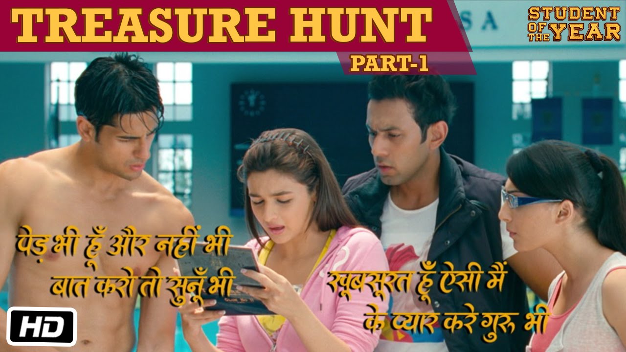 The Treasure Hunt: Part 1 - Student Of The Year - Sidharth Malhotra, Alia Bhatt & Varun Dhawan