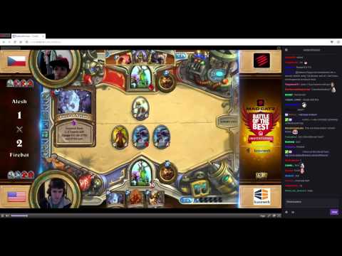 Battle of the best - Alesh (Druid) vs Firebat (Druid) - match 4 - Hearthstone February 2015