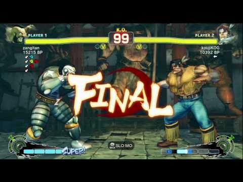 Zangitan [Zangief] vs KOG [T.Hawk] SSF4 Japanese Online Ranked Matches - TRUE-HD