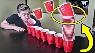 IMPOSSIBLE CUP BLOWING CHALLENGE!!